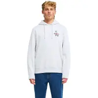 Billabong Foundation Pullover Felpa con cappuccio Uomo (XL, bianco/grigio)