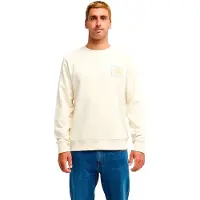 Quiksilver Vibes Crew Maglione Uomo (XXL, bianco)
