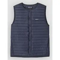 Patagonia LW Down Sweater Vest Gilet in piumino Uomo (XL, bianco/blu)