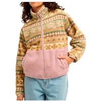 Billabong Women's Rock Jetty Giacca in pile Donna (XL, variopinto)
