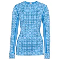 Kari Traa Women's Rose L/S 2.0 Intimo lana merinos Donna (L, blu)