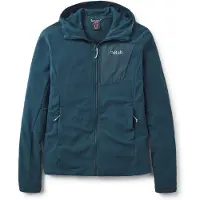 Rab Women's Tecton Hoody Giacca in pile Donna (42, blu)
