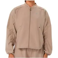 Asics Women's Nagino Run Adjustable Jacket Giacca da corsa Donna (XL, marrone)