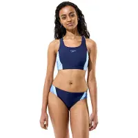 Speedo Women's Colourblock Splice 2 Piece 2.0 Bikini Donna (40, blu)