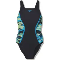 Speedo Women's Hyperboom Splice Muscleback One Piece Costume intero Donna (46, blu)