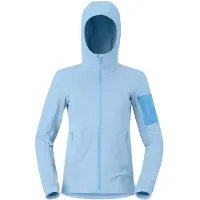 Norrøna Women's Falketind Warm2 Stretch Hood Giacca in pile Donna (S, blu)