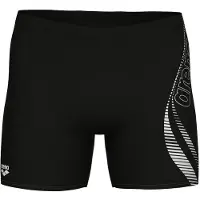 Arena Path Swim Mid Jammer Pantaloncino da bagno Uomo (7, nero)