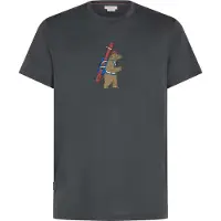 Icebreaker - T-shirt a maniche corte in lana merino - M 150 Tech Lite SS Tee Bear Tour Obsidian per Uomo - Taglia S - Grigio