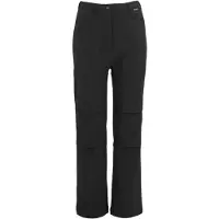 Regatta Kids Unisex Softshell Trousers Pantaloni sintetici Bambini (11-12 Years, nero)