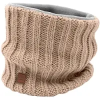 Maximo Kid's Tube Rippe Sciarpa a tubo Bambini (One Size, marrone/beige)