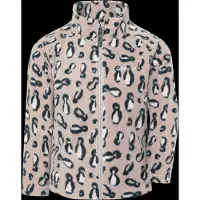 Didriksons Kid's Monte Printed Full-Zip Giacca in pile Bambini (140, grigio)