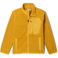 Columbia Kid's Fast Trek V Full Zip Giacca in pile Bambini (L, giallo)