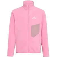Adidas Kid's MT Full Zip Fleece Giacca in pile Bambini (128, fuchsia)
