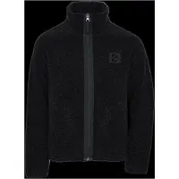 Didriksons Kid's Zir Full-Zip Giacca in pile Bambini (130, nero)