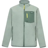 Regatta Junior Frankie Warm Fleece Giacca in pile Bambini (9-10 Years, grigio/turchese)
