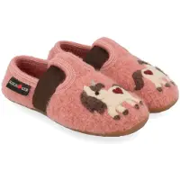 Haflinger Kid's Everest Unicorn Pantofole Bambini (27, fuchsia)
