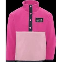 Didriksons Kid's Monte Half Button Pullover in pile Bambini (120, fuchsia)