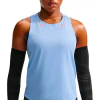 Nike Running - Canottiera leggera e ultra-traspirante - W Aeroswift Dri-Fit ADV Singlet Aluminum Atomic Pink per Donne in Pelle - Taglia M - Blu