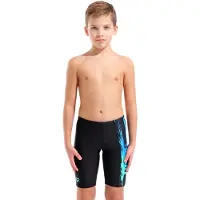 Arena Boy's Paint Swim Jammer Pantaloncino da bagno Bambini (140, nero)