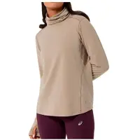Asics Women's Nagino Run Winter L/S Top Maglia da corsa Donna (XS, beige)