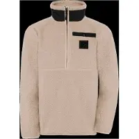 Didriksons Kid's Joule Half-Zip Pullover in pile Bambini (130, beige)