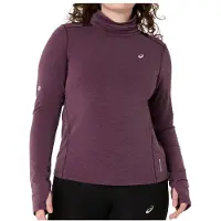 Asics Women's Nagino Run Winter L/S Top Maglia da corsa Donna (XL, lilla)