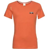 Chillaz Women's Valencia Climber's Life T-shirt Donna (40, rosso)
