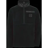 Didriksons Kid's Joule Half-Zip Pullover in pile Bambini (130, nero)