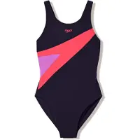 Speedo Kid's Hyperboom Butterfly Back Swimsuit Costume intero Bambini (164, blu)