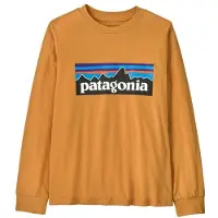 Patagonia Kid's L/S P-6 Logo T-Shirt Maglione Bambini (XL, arancione)
