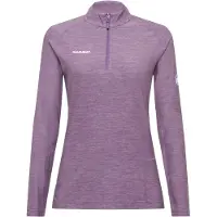 Mammut Women's Tree Wool Thermal FL Half Zip Longsleeve Maglia funzionale Donna (XL, fuchsia)