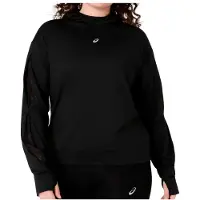 Asics Women's Nagino Run Winter Hoodie Maglia da corsa Donna (XL, nero)