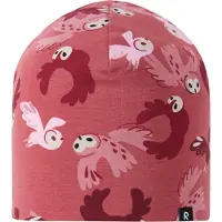 Reima Kid's Tanssi Beanie Print Berretto Bambini (52-54 cm, rosso/fuchsia)