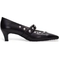 Hispanitas per donna. HI265002 Scarpe in pelle Vienna nero (37), 3 a 5cm, Nessuno, Classico