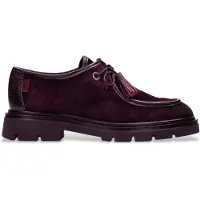 Hispanitas per donna. HI265157 Scarpe in pelle Newyork bordeaux (41), 1 a 3 cm, Nessuno, Casual, Granata
