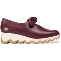 Wonders per donna. C-7611 Scarpe in pelle color marrone Simon 11 (37), Basso, Stringhe, Casual, Granata