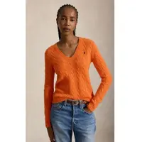 Ralph Lauren per donna. 211971866503 Maglione in cashmere e lana arancione (L), Casual, Manica lunga