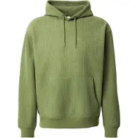 Element - Felpa con cappuccio in velluto - Lowcase Corduroy Hooded Sweatshirt Bronze Green per Uomo in Poliestere Riciclato - Taglia M - Verde