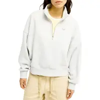 Roxy - Polaire demi-zippée - Everfree Light Grey Heather per Donne in Cotone - Taglia M - Grigio