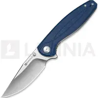SENCUT Vyrce, Blue Shredded G-10, Satin