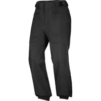Salomon - Pantaloni da snowboard impermeabili - Venom Pant Deep Black in Poliestere Riciclato - Taglia L - Nero