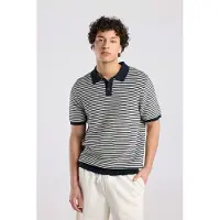 America Today Kenneth Navy/white Taglia: M | Polo Outlet | Uomo | Blu