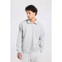 America Today Sidney Half Zip Light Grey Melange Taglia: M | Maglioni a maglia Outlet | Uomo | Grigio