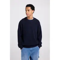 America Today Kurtis Crew Dark Blue Taglia: S | Maglioni a maglia Outlet | Uomo | Blu