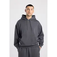 America Today Scott Hood Dull Black Taglia: XL | Felpe con cappuccio Outlet | Uomo | Nero