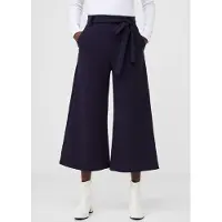 French Connection Whisper Belted Culottes Utility Blue Taglia: 16 | Pantaloni da completo Outlet | Donna | Blu