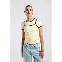 America Today Evea Light Yellow Taglia: XS | Maglie Sportivi Outlet | Donna | Giallo