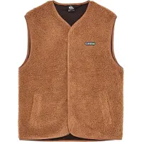 Quiksilver - Polaire sans manches - Urban Storm Sherpa Gilet Rawhide per Uomo - Taglia S - Marrone