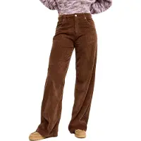 Roxy - Pantalon en velours côtelé - Surf Crush Cord Pant Chestnut per Donne in Cotone - Taglia XS - Marrone