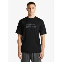 Icebreaker Merino 150 Tech Lite S/S Relaxed Tee Heritage Maglia merino Uomo (M, nero)